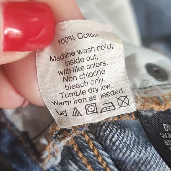 J. Crew, Cuffed, 100% Cotton, Blue Denim Jean Shorts, 29 - Picture 7 of 7